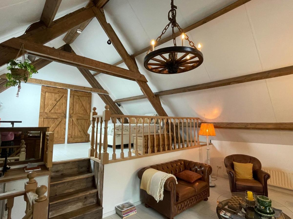 B&B Droom In De Polder -De Salon- Luxe Appartement Met Prive-Sauna Arnemuiden Exteriör bild